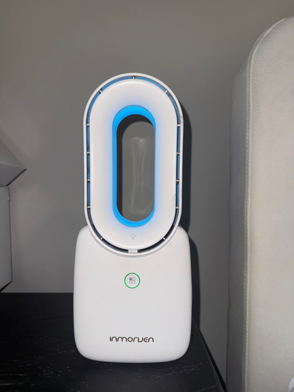 White 3-Setting Fan Sound Machine or Night Light